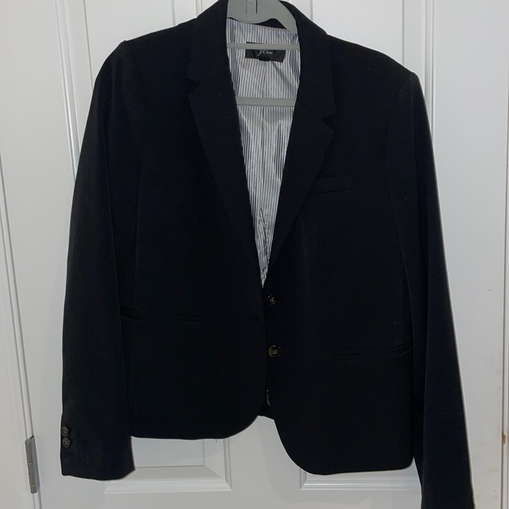 J. Crew black blazer. A Classic